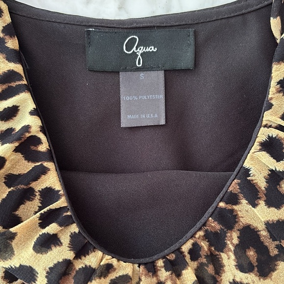 Aqua for Bloomingdale’s Leopard Tank Size Small - Picture 3 of 7